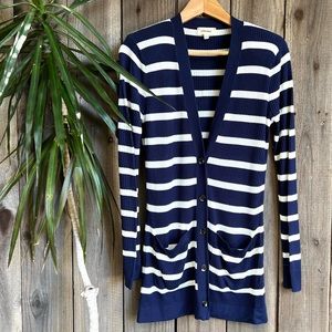 L’AGENCE Stripe Cardigan - S